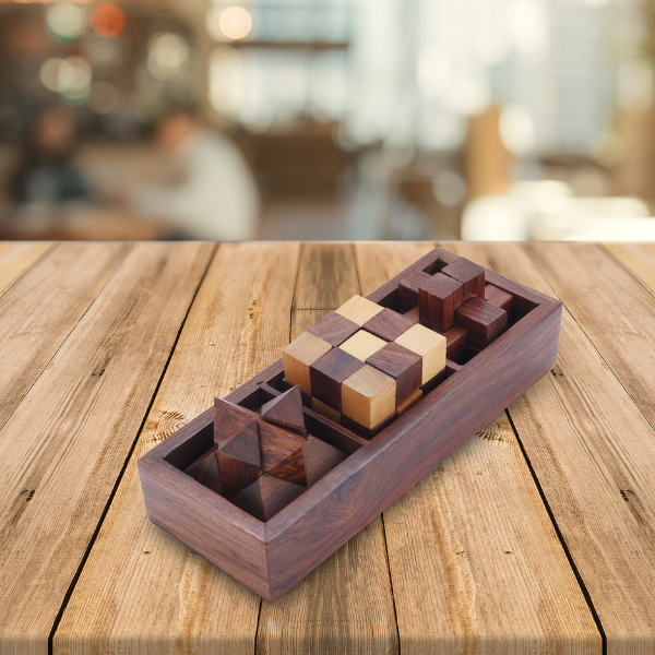 Wooden 3 In 1 Puzzle