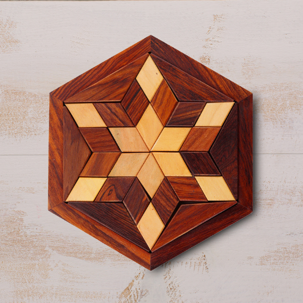 Wooden Tengram Jigsaw