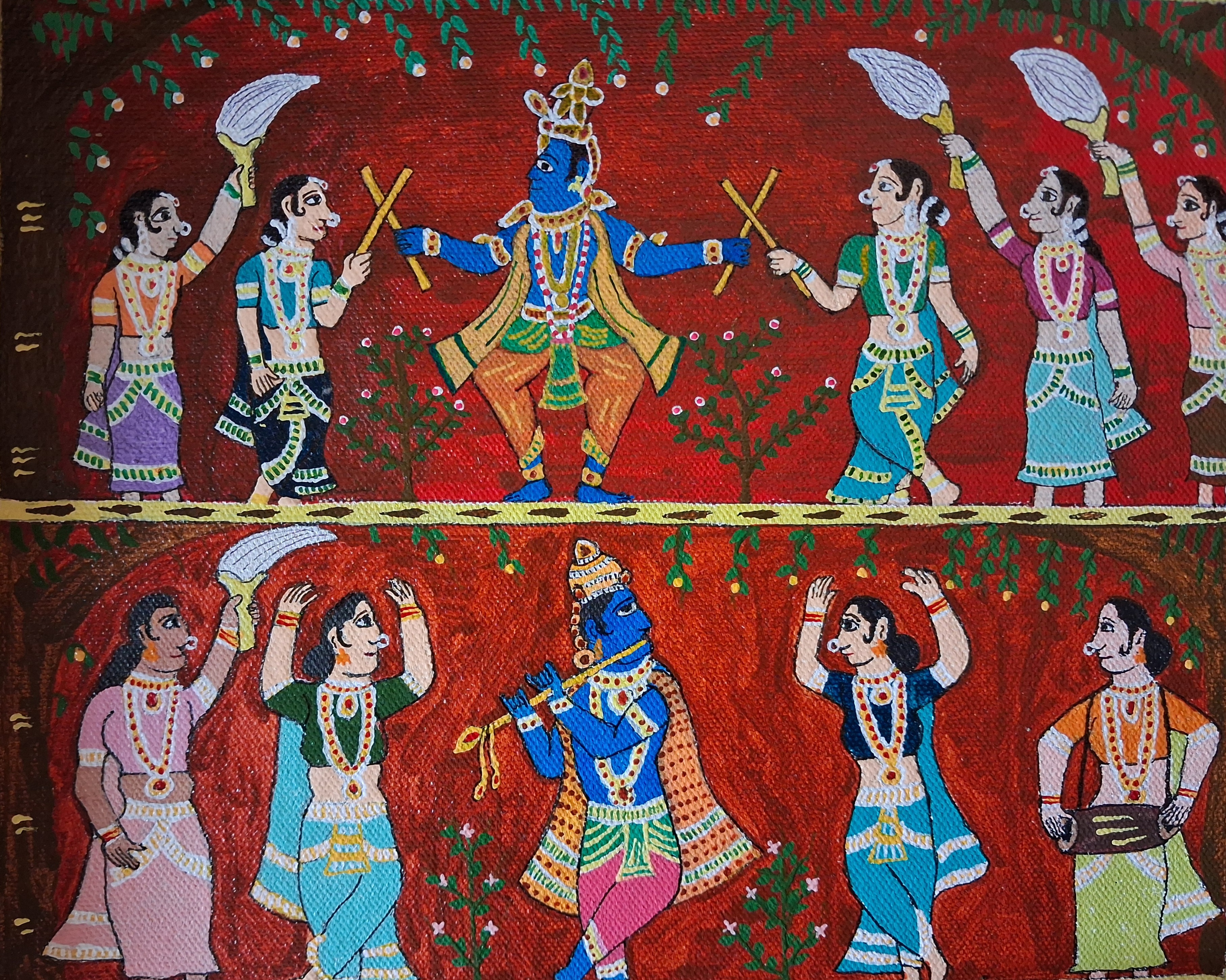 Lord Krishna at Vrindavan