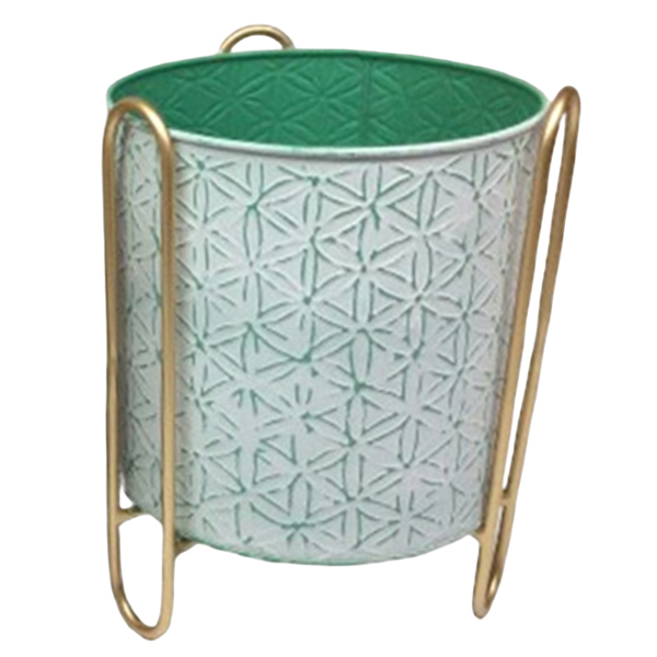 ROUND PLANTER W/STAND