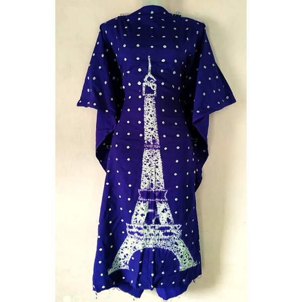 cotton shibori kurta