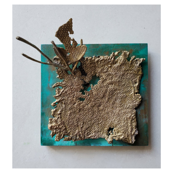 Flowers Tray (Metal Craft) 