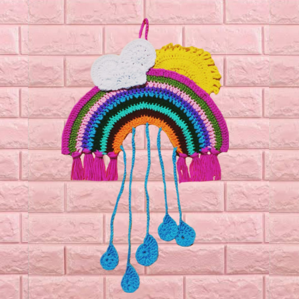 Crochet wall hanging