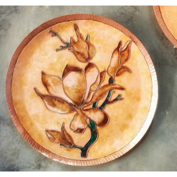 Flower Design Wall Plate (10
