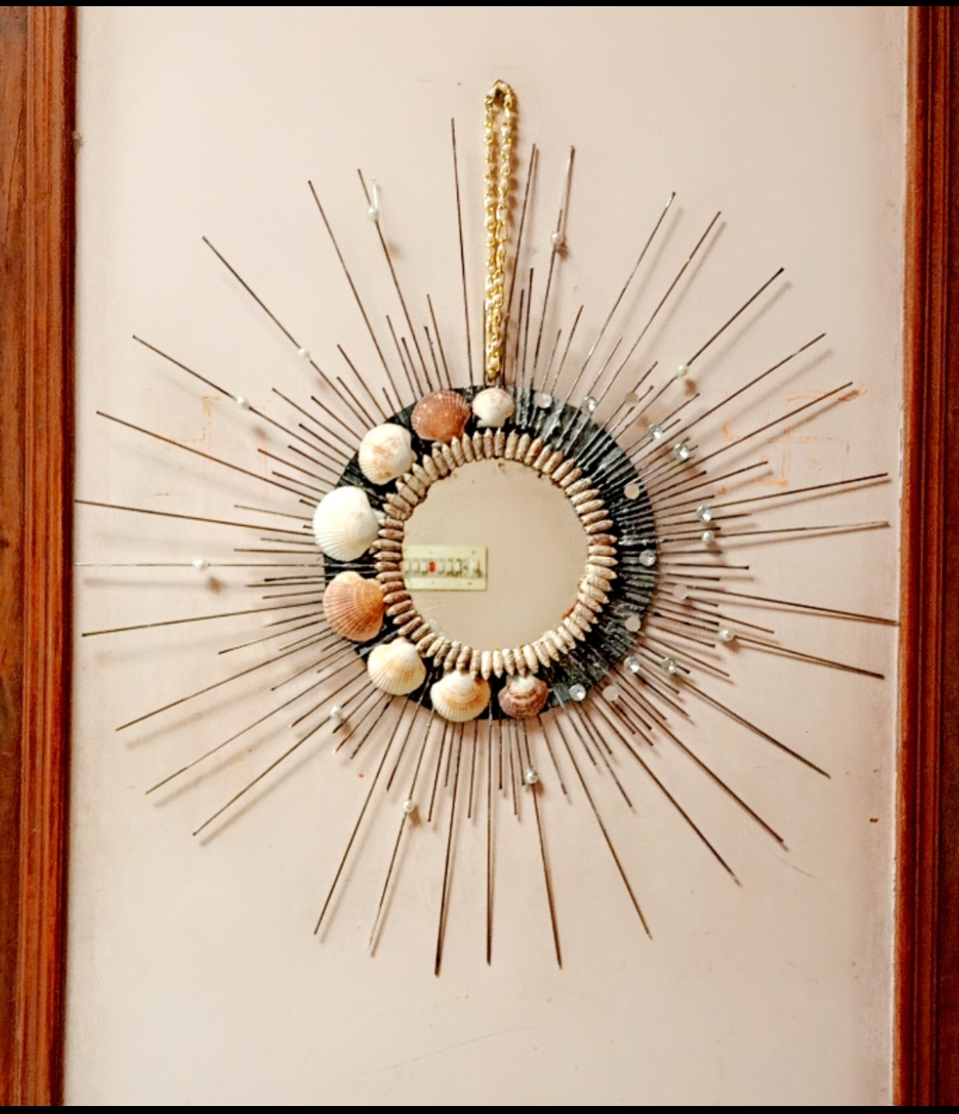 Mirror work on plywood.