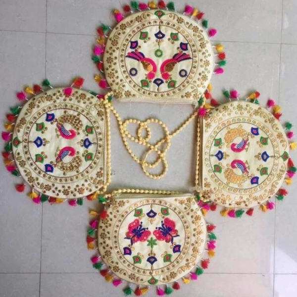 Embroidered Handbags & Sling Bags