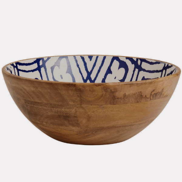 BLUE TIE&DYE SNACK BOWL