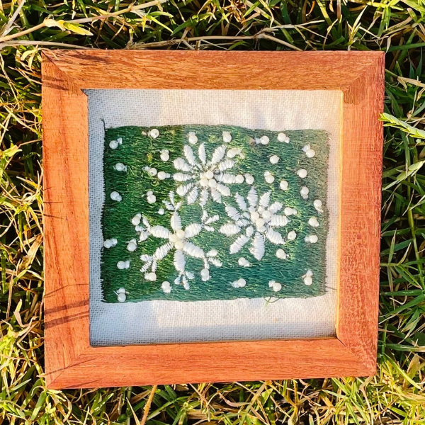 EM GREEN PATTERN COASTER 