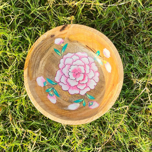 PINK FLOWER BOWL 