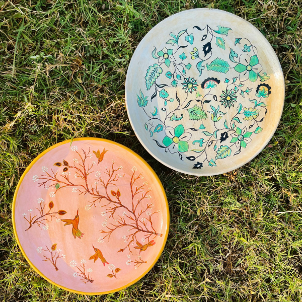 Pink Bird Multi Use Tray