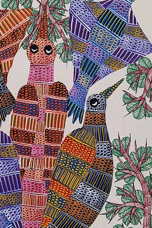 Gond painting A4 on paper