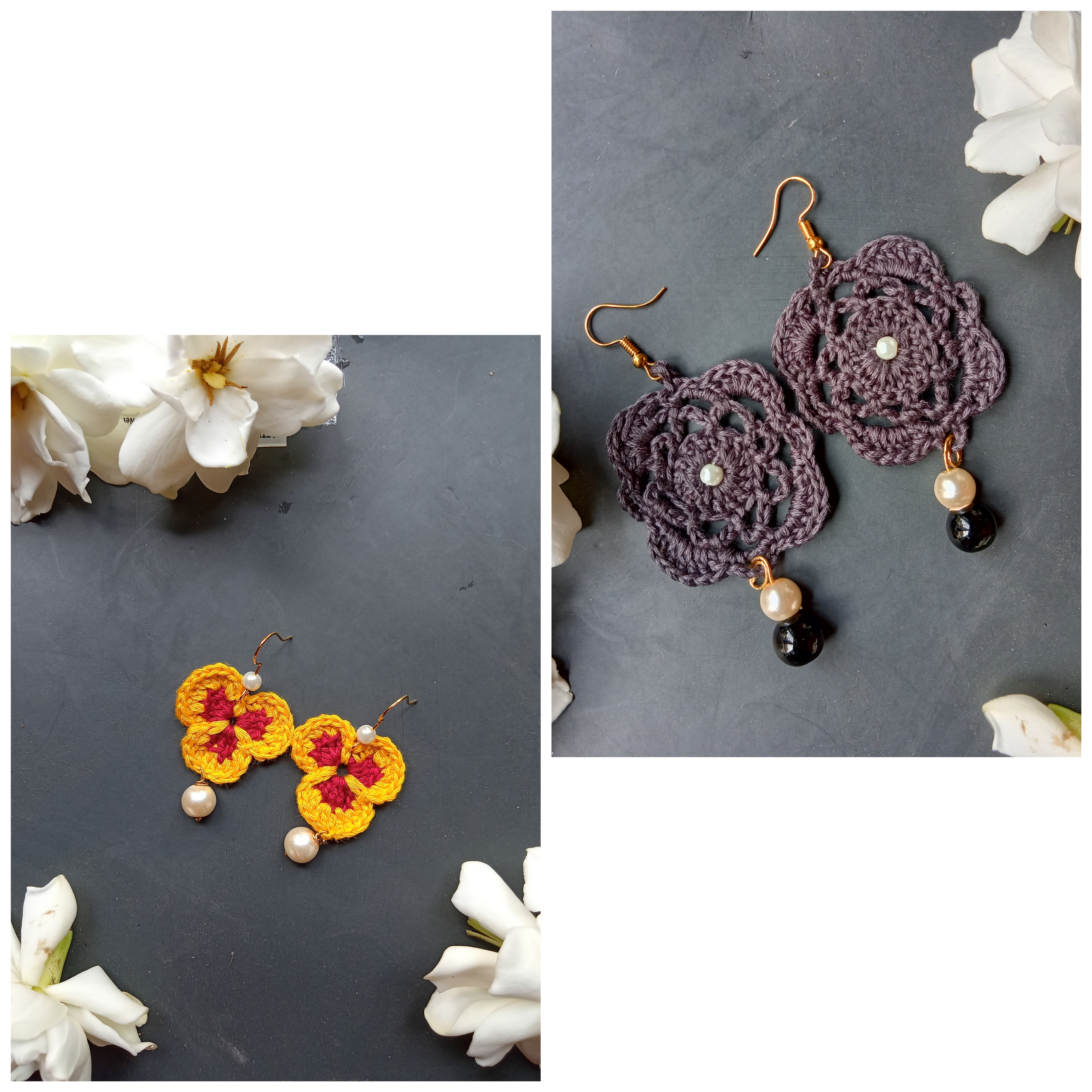 Crochet earrings combo 