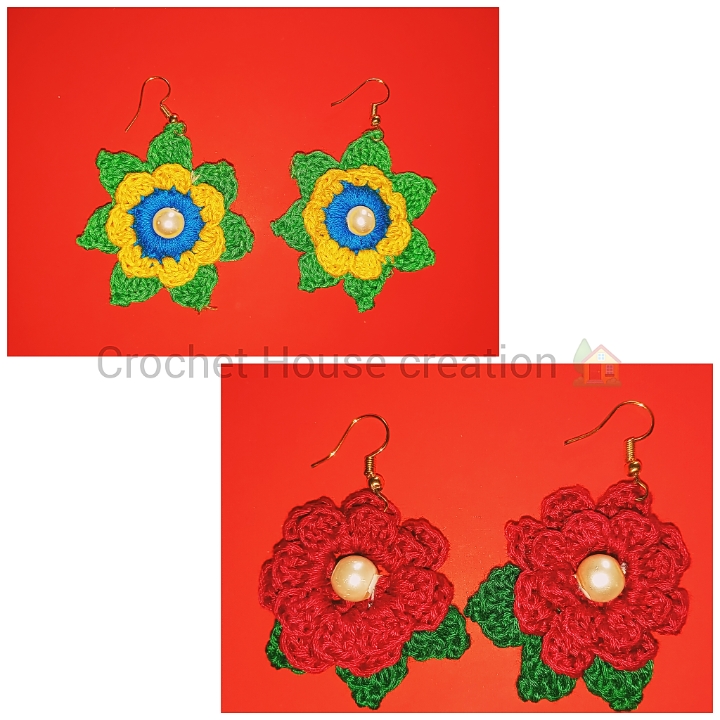 Crochet earrings combo 