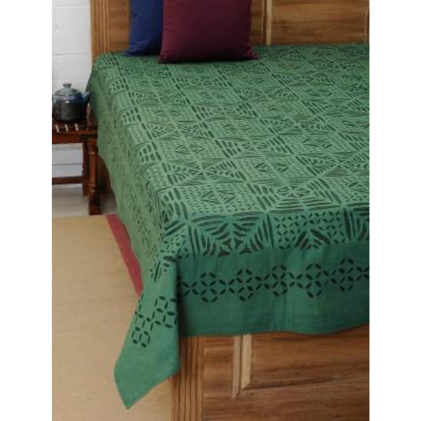 Applique work bed cover - directcreate.com