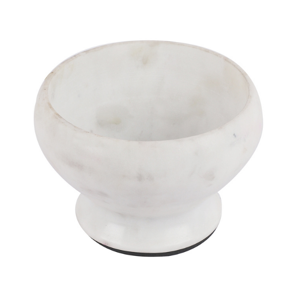 Marble Pedestal fruit bowl in banswara marble